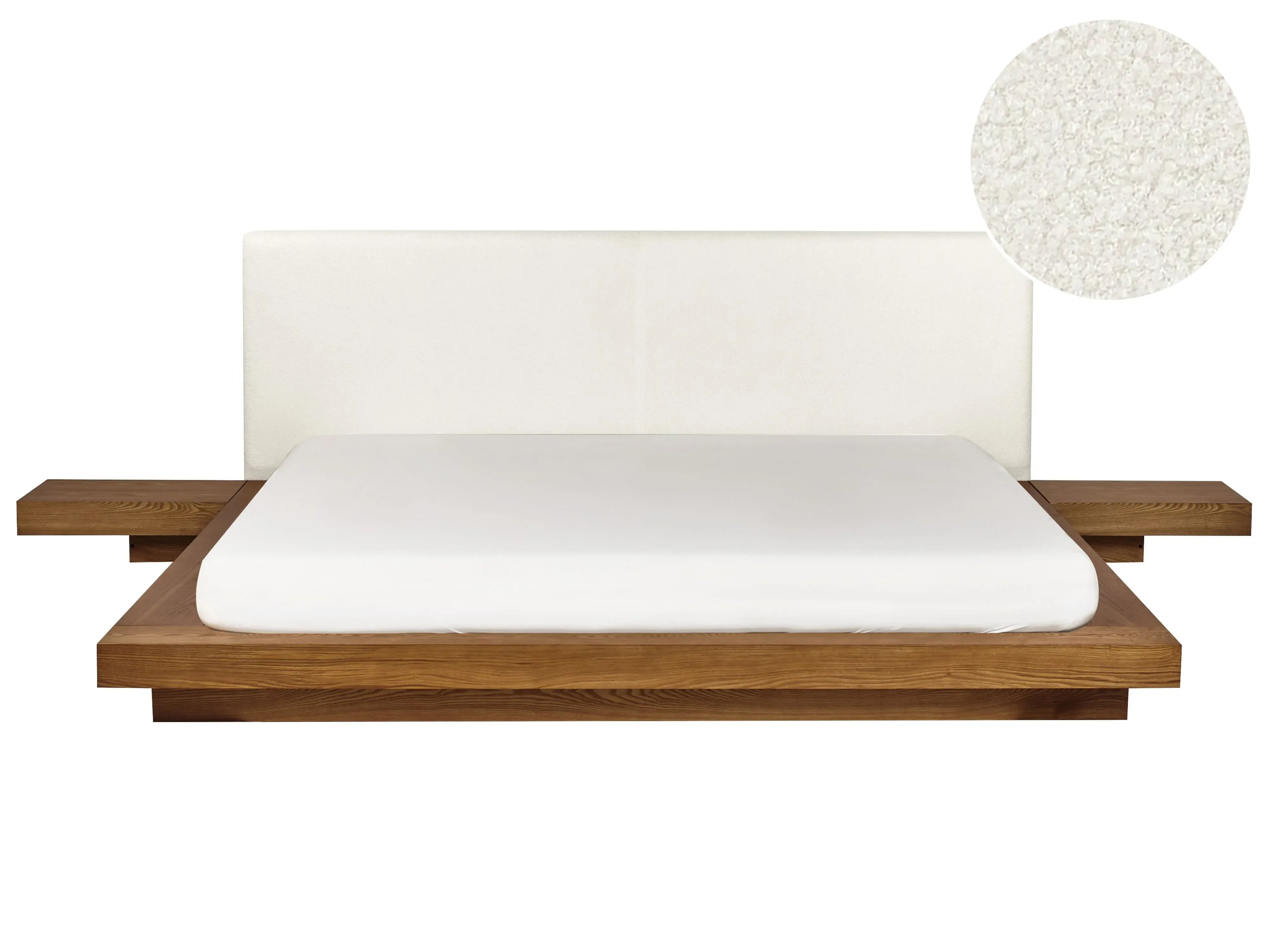 Letto Boucl ZEN 180 x 200 cm Frassino naturale