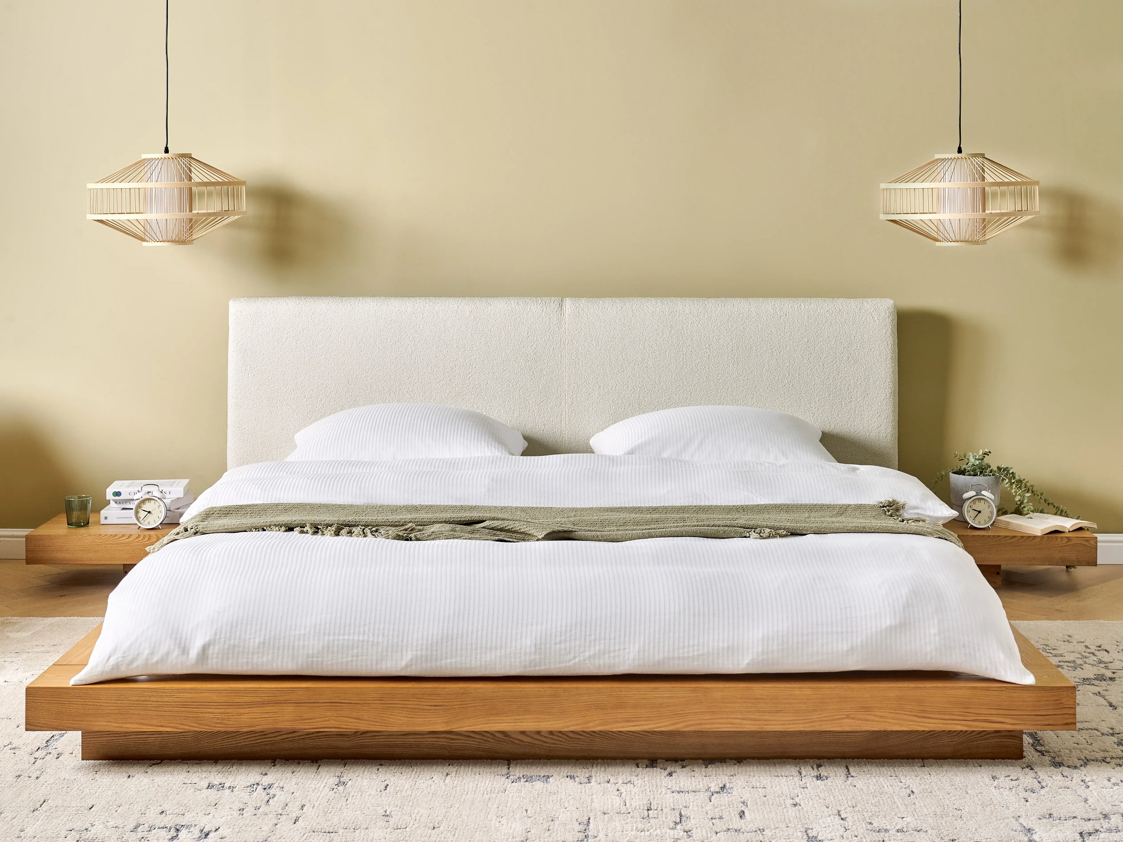 Letto  180 x 200 cm Frassino naturale