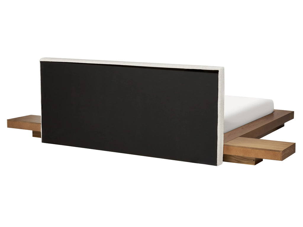 Lit avec LED 160 x 200 cm LED Frêne naturel