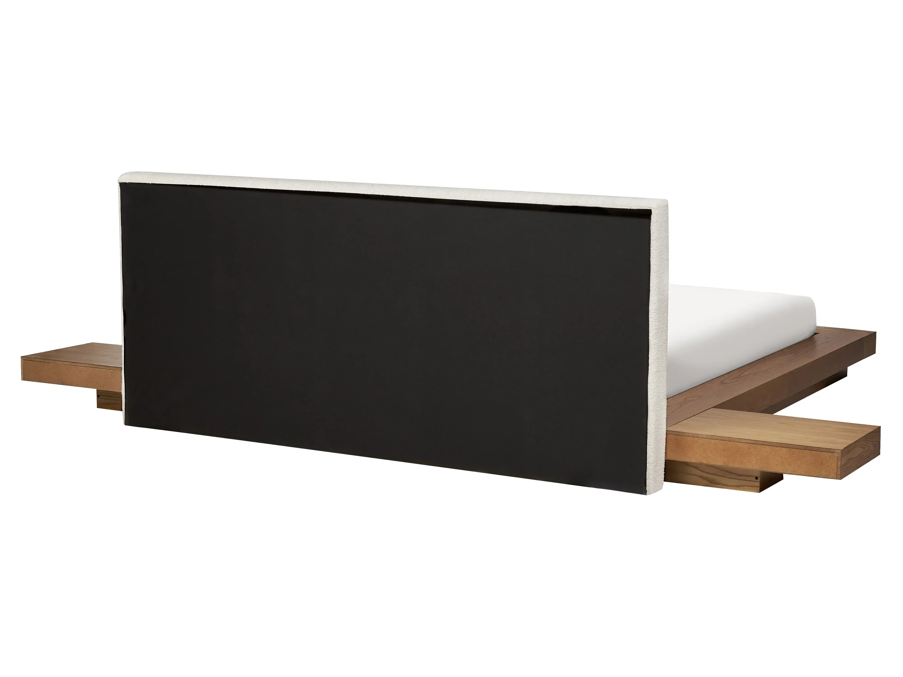 Lit avec LED 160 x 200 cm LED Frêne naturel