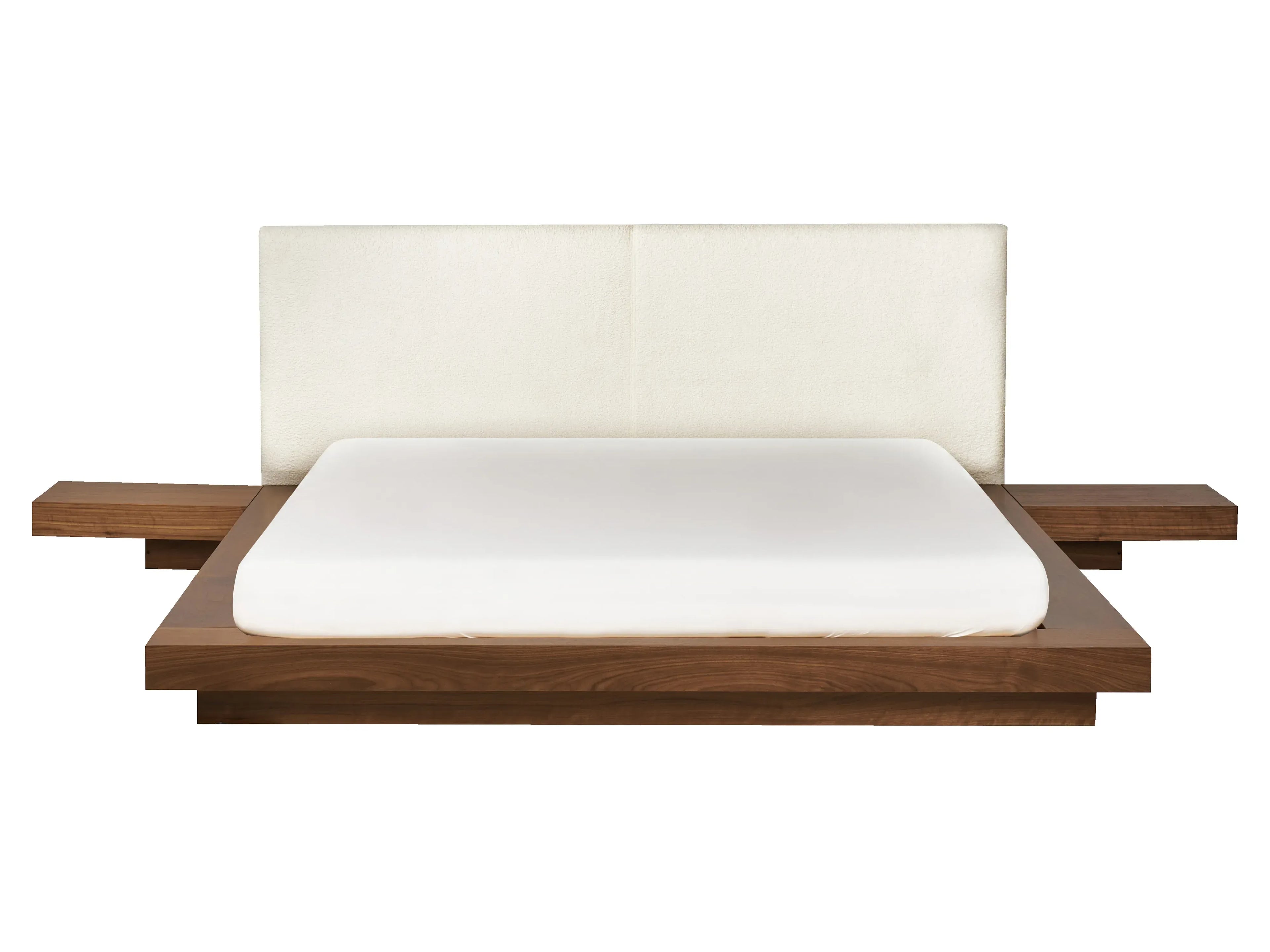 Letto con LED  160 x 200 cm LED Frassino marrone