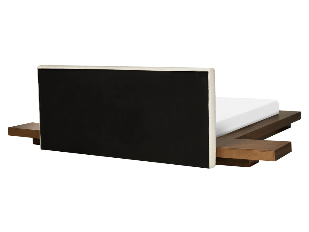 Letto con LED  160 x 200 cm LED Frassino marrone
