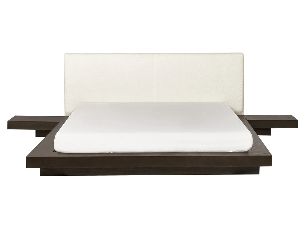 Letto con LED  160 x 200 cm LED Frasino scuro