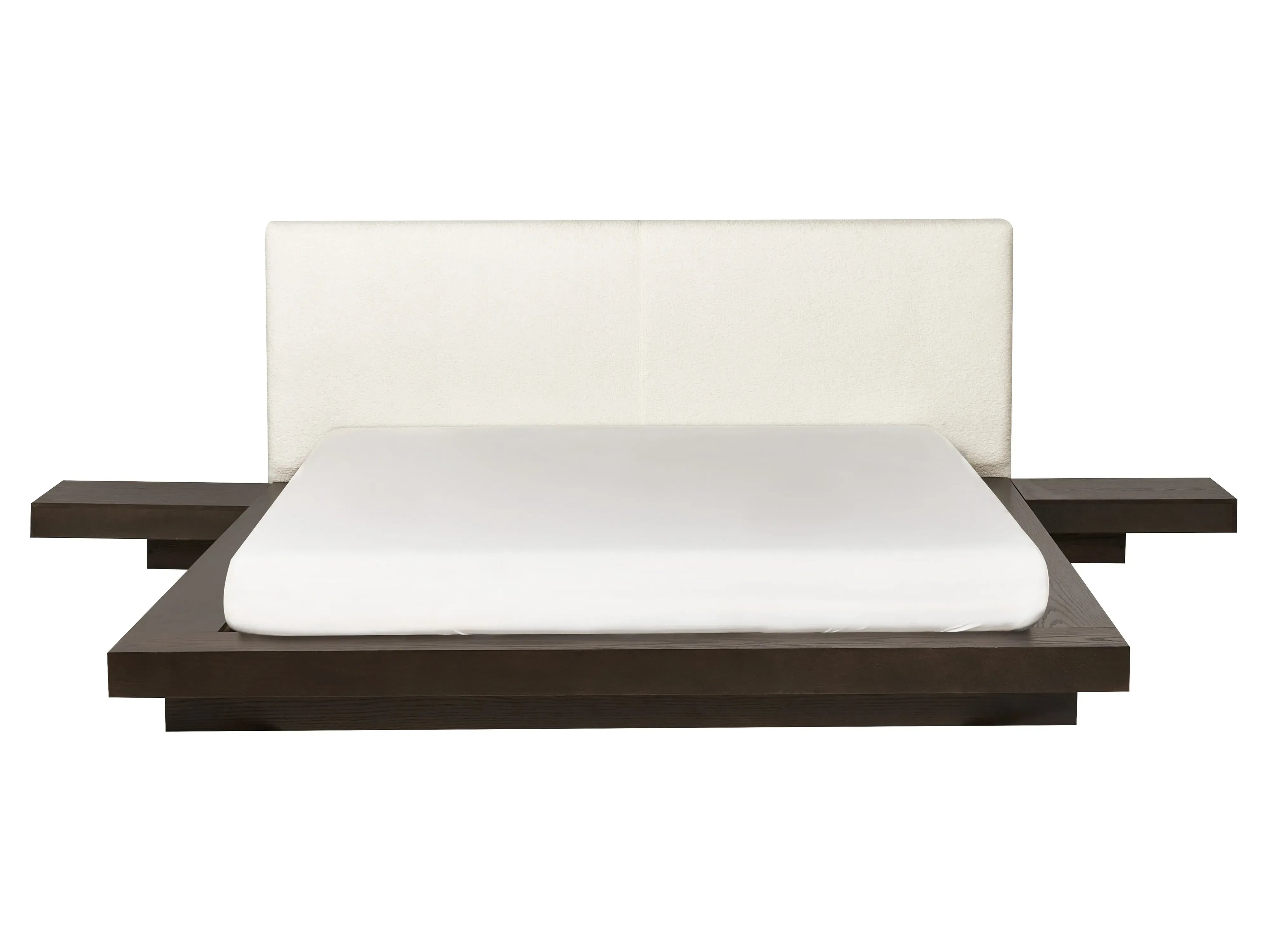 Letto con LED  160 x 200 cm LED Frasino scuro