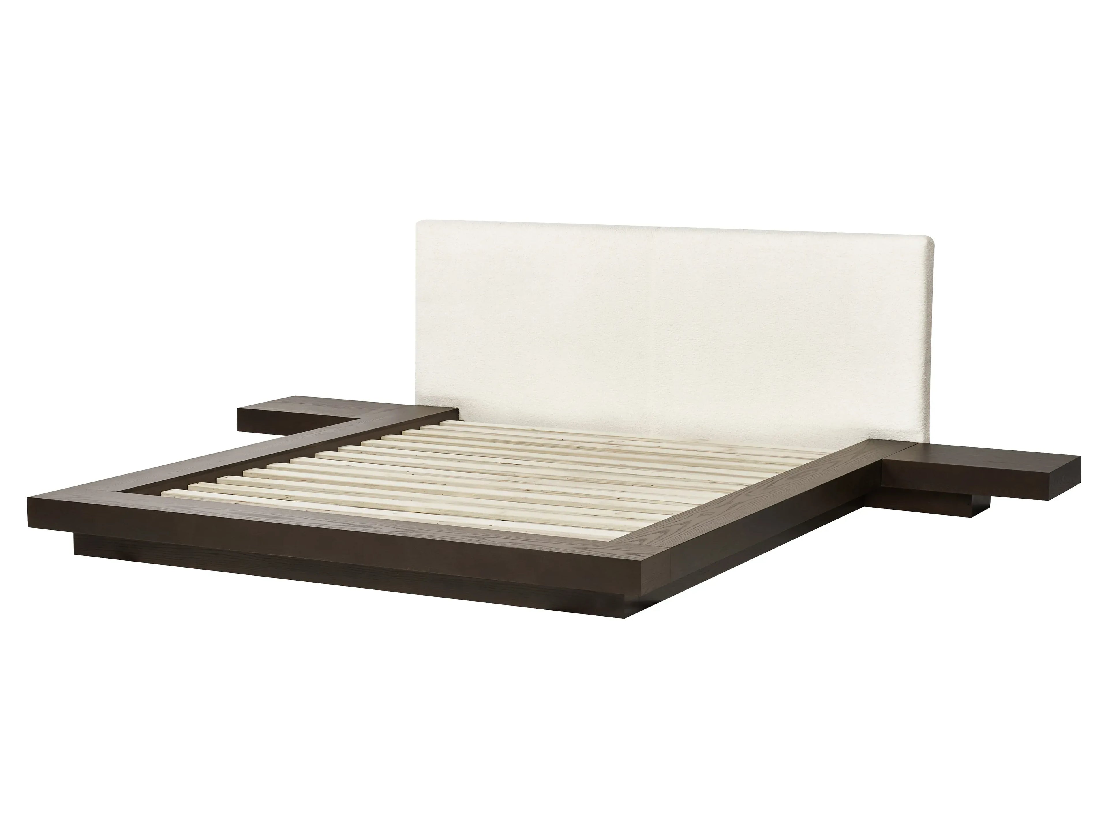 Letto con LED  160 x 200 cm LED Frasino scuro