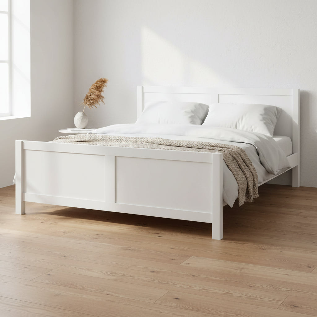 Letto Legno  180 x 200 cm Bianco