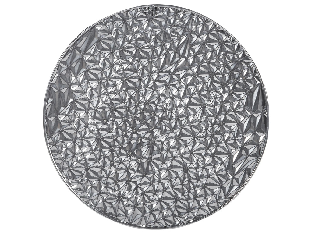 Décoration Murale Métal 60 cm Argent