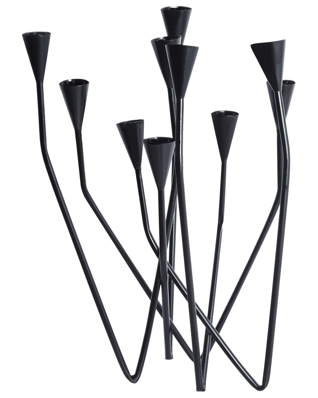 Portacandele  Metallo 54 cm Nero