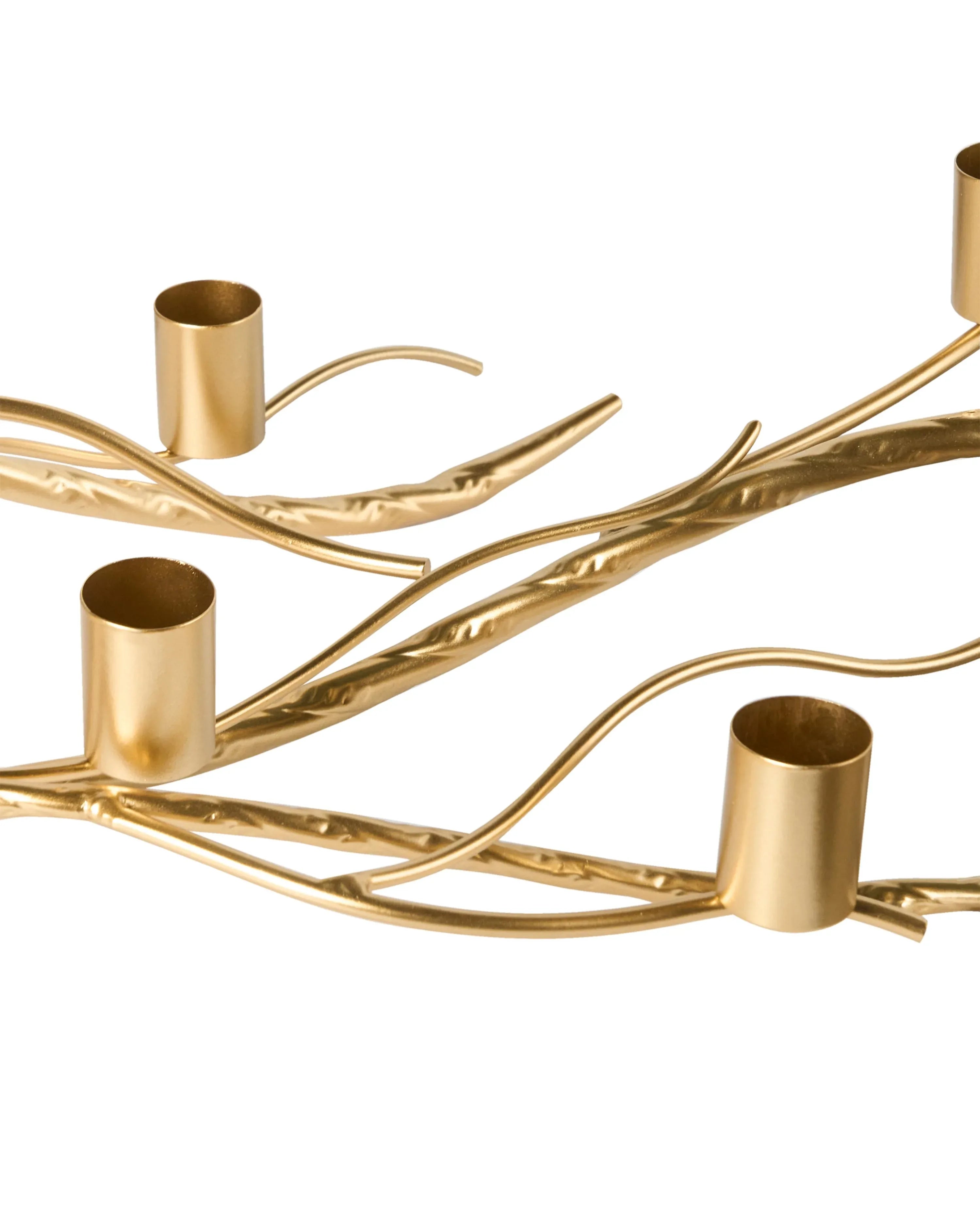 Portacandele Metallo 10 cm Oro
