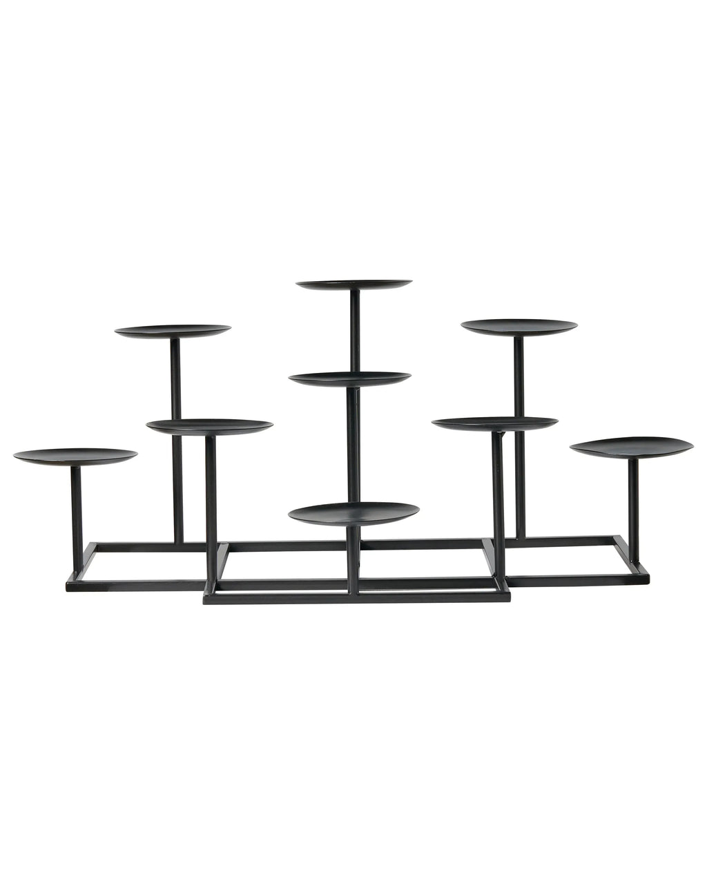 Portacandele  Metallo 23 cm Nero