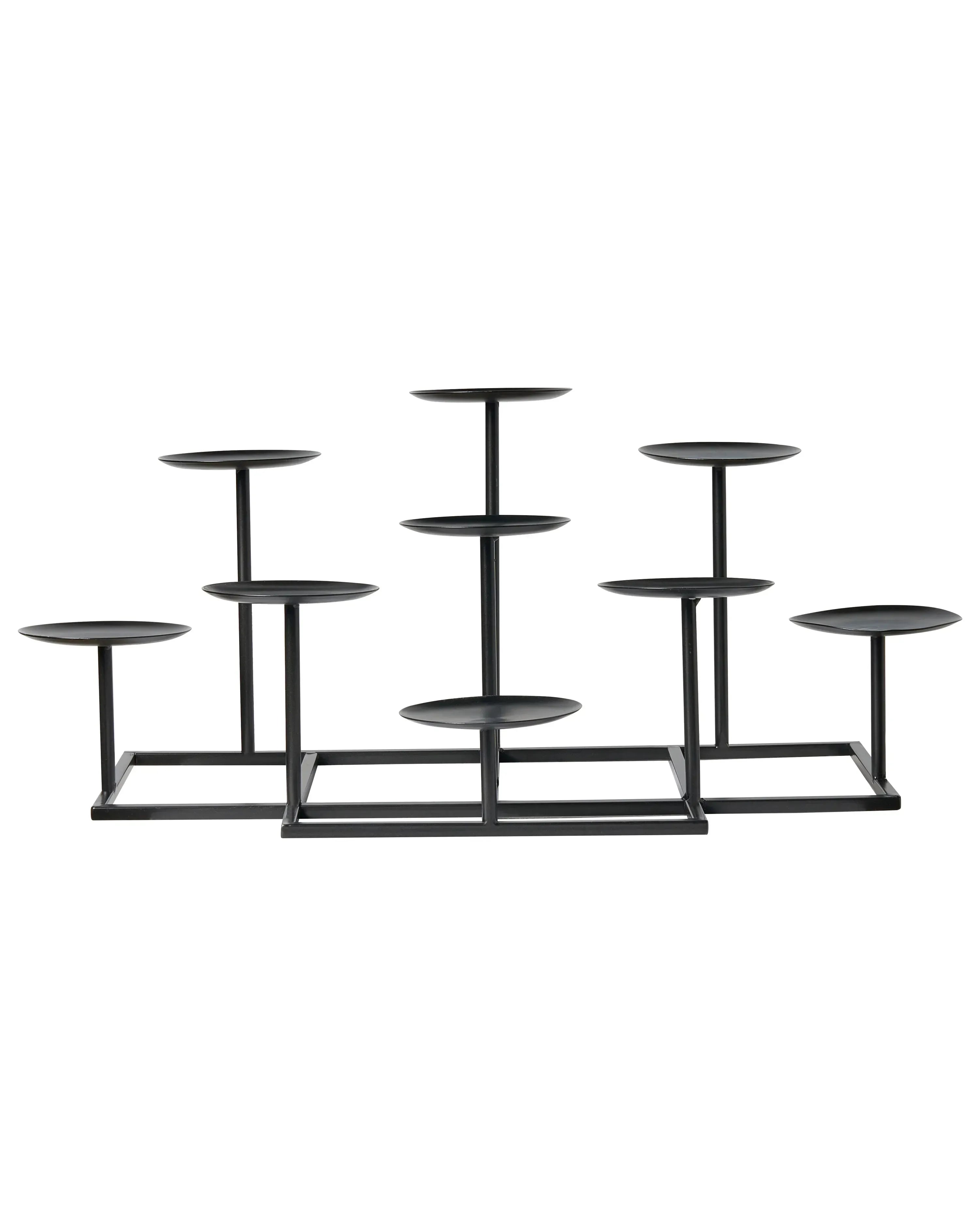 Portacandele  Metallo 23 cm Nero