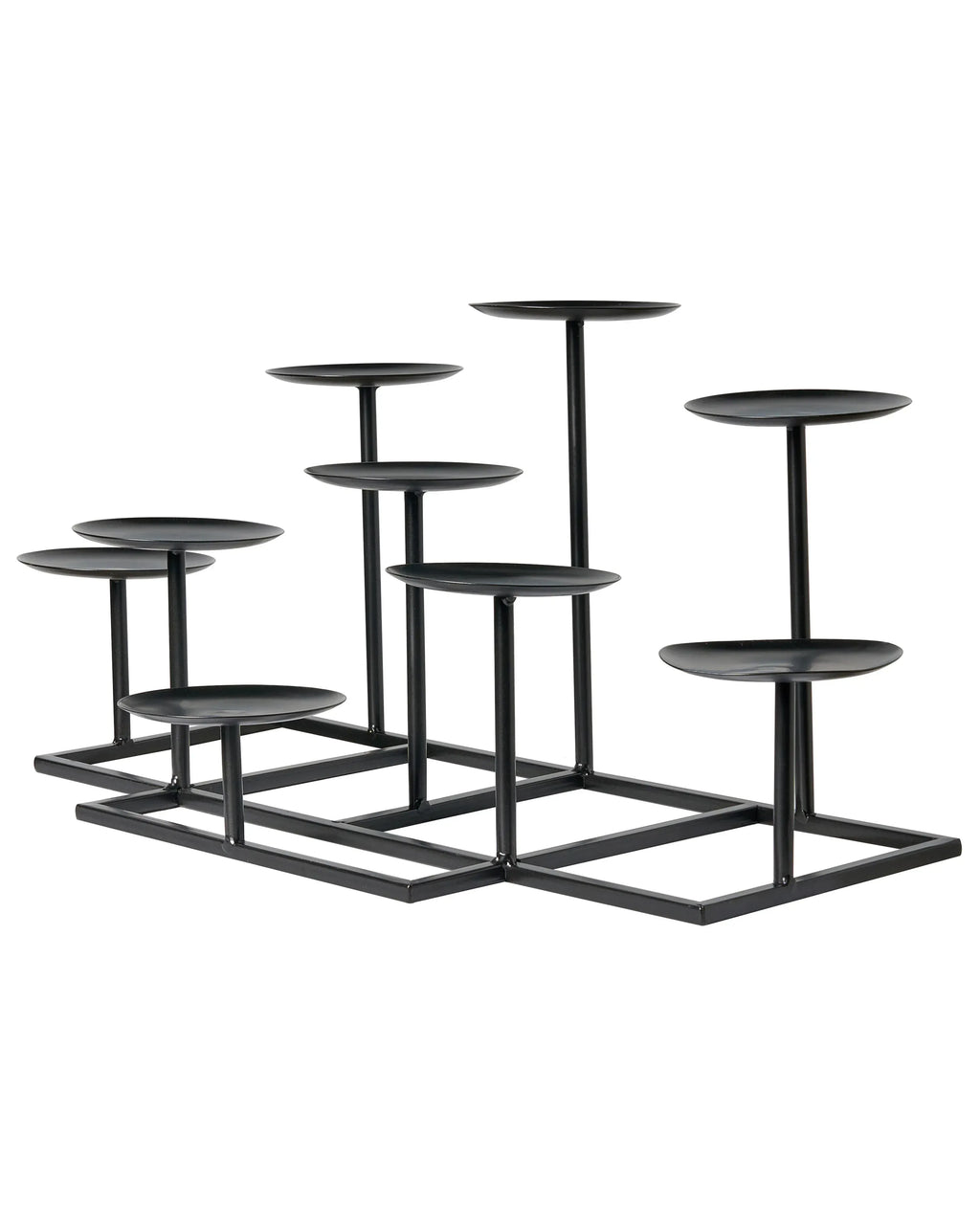 Bougeoir en Métal 23 cm Noir