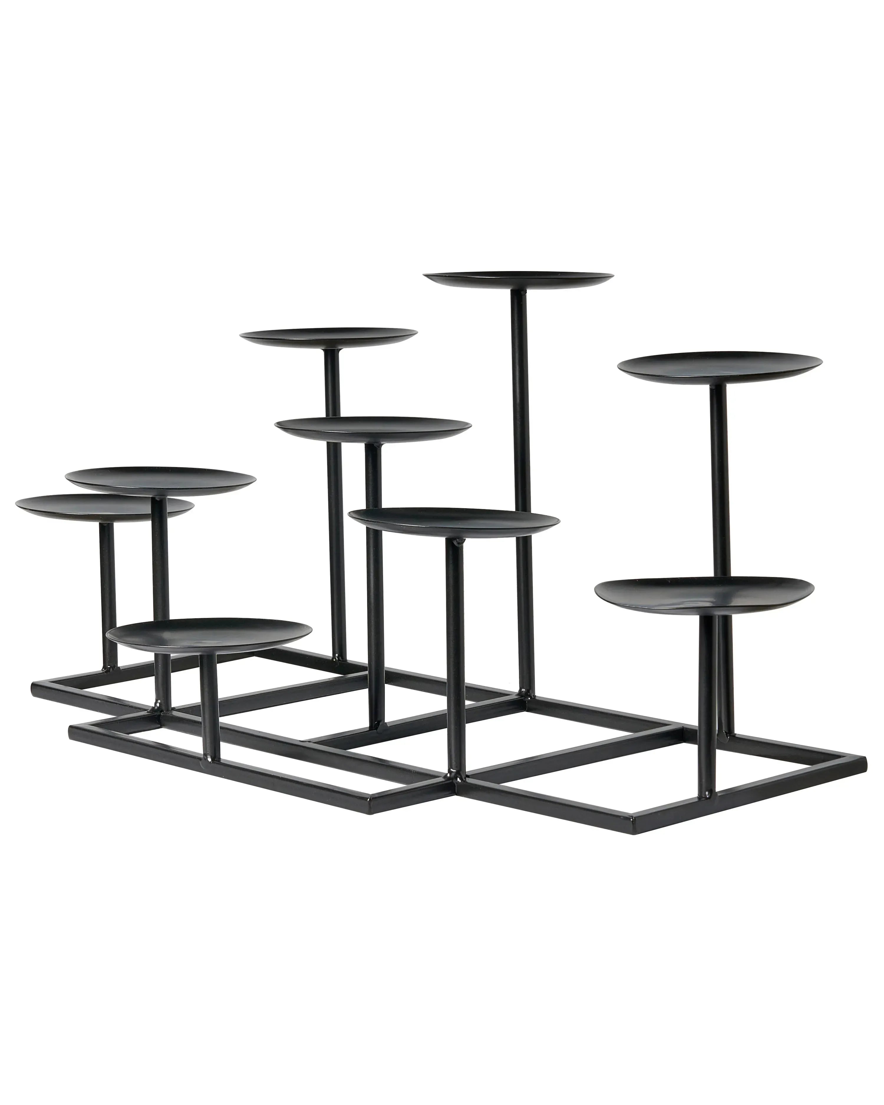 Bougeoir en Métal 23 cm Noir