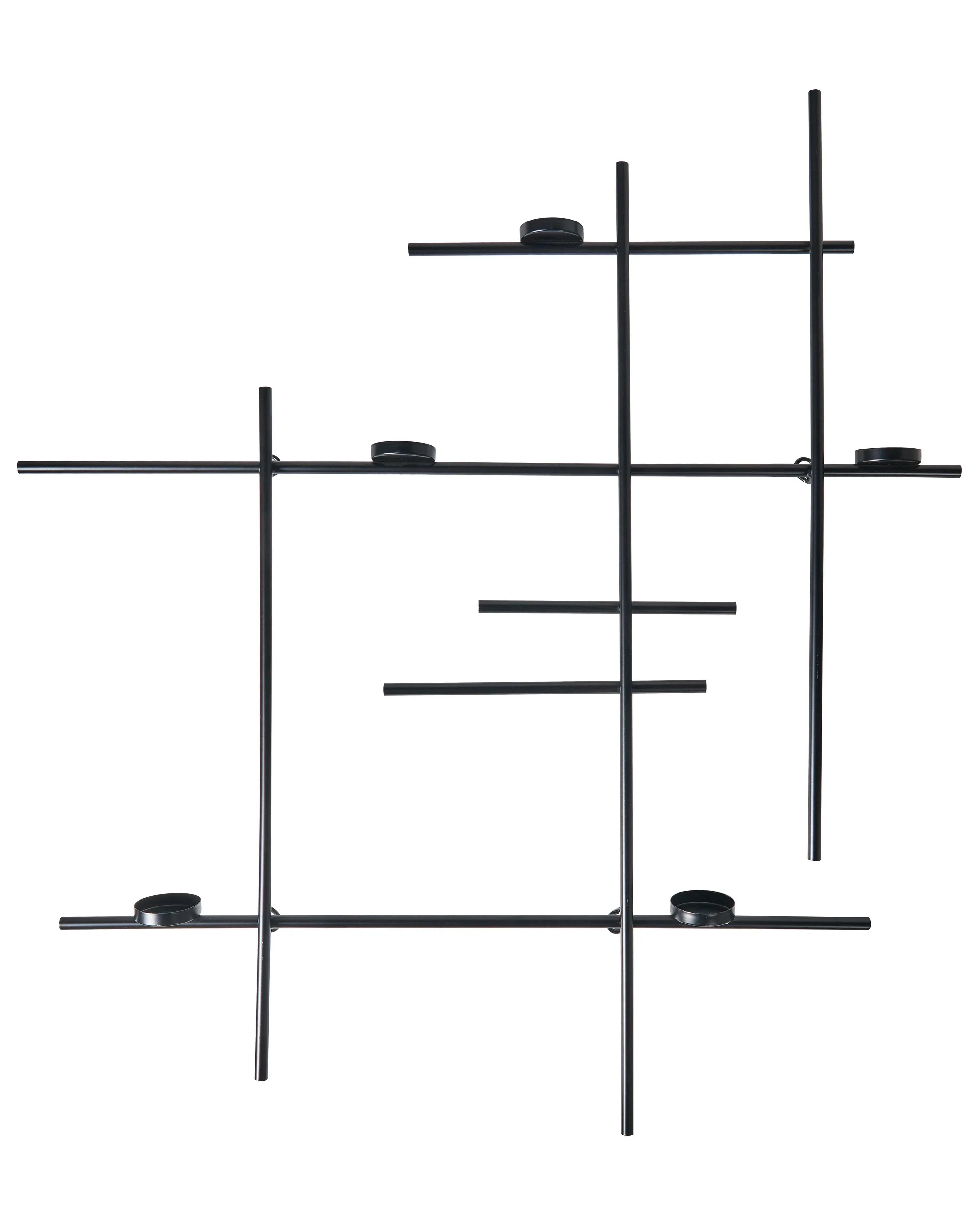 Portacandele da parete  74 cm Nero