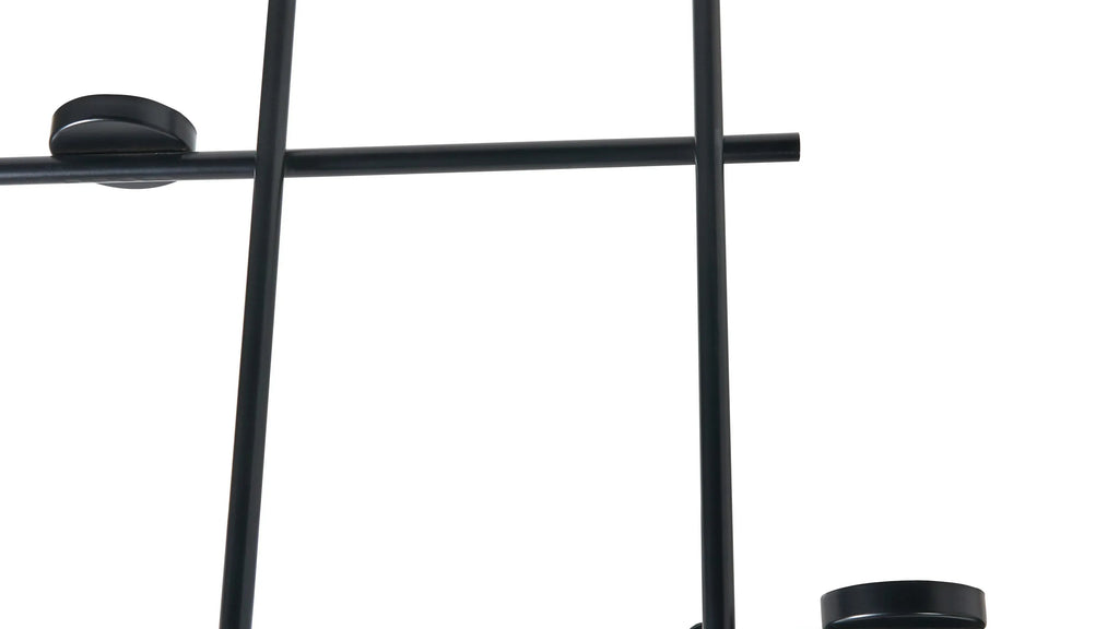 Bougeoir mural 74 cm Noir