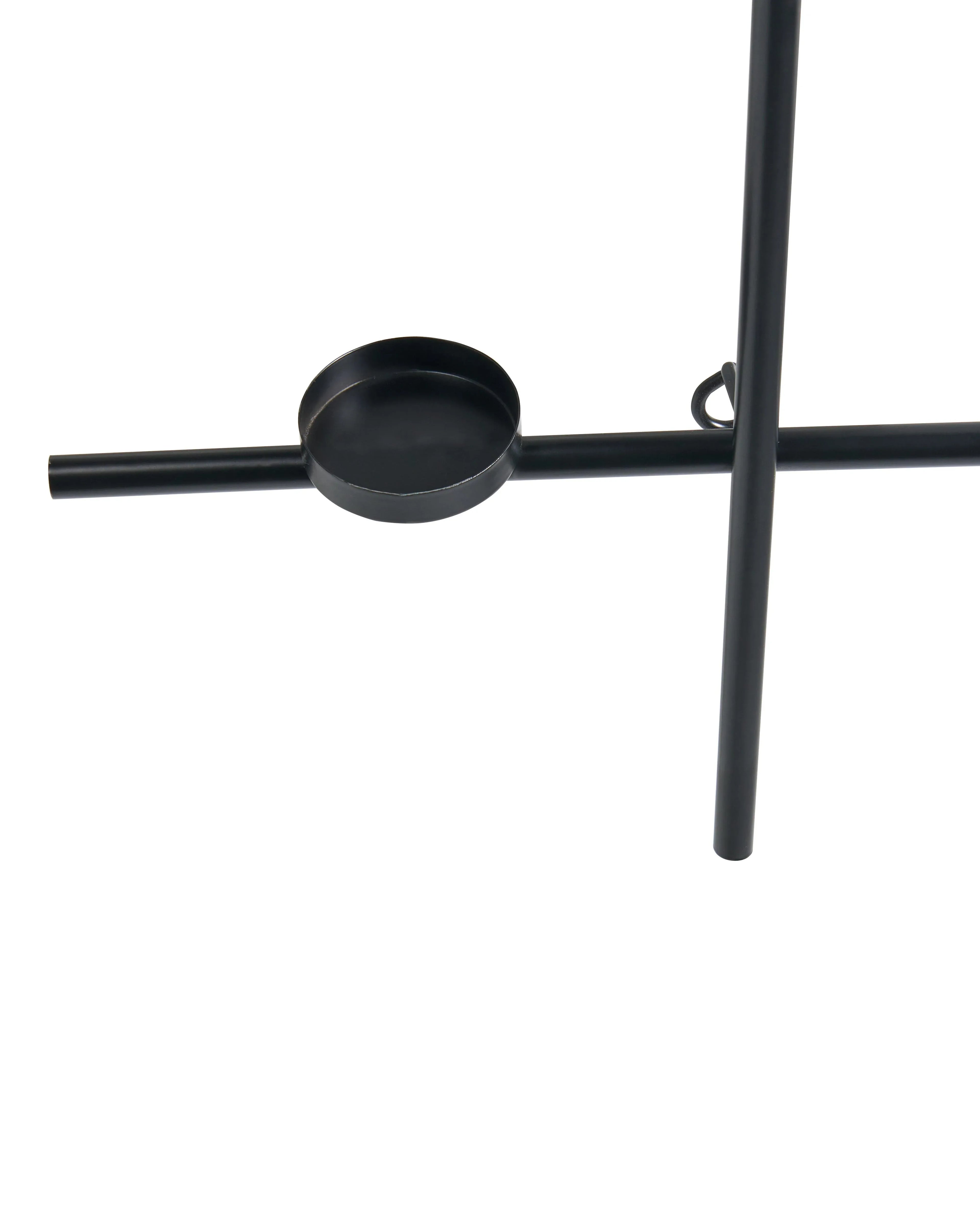 Bougeoir mural 74 cm Noir