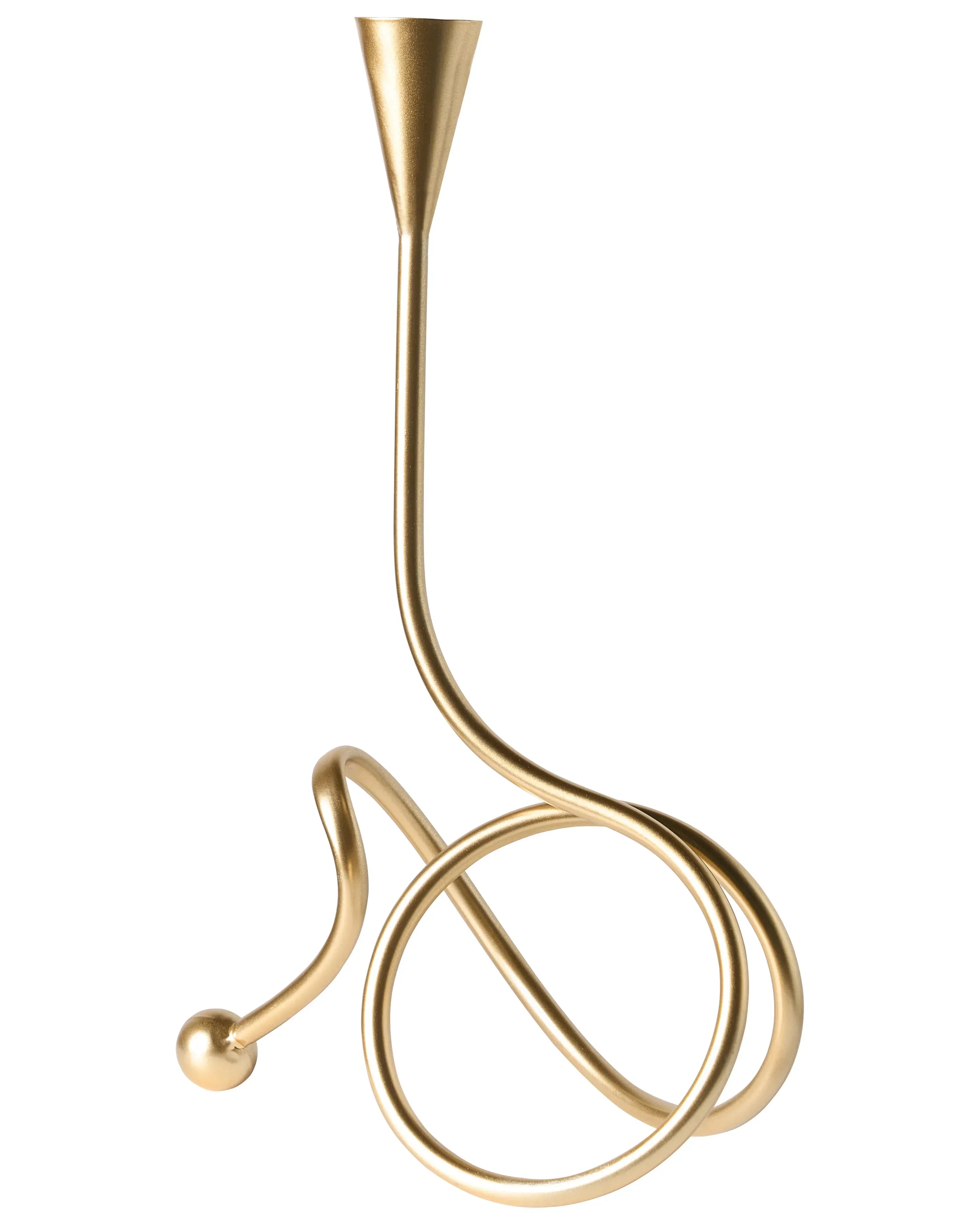 Portacandele  Metallo 40 cm Oro