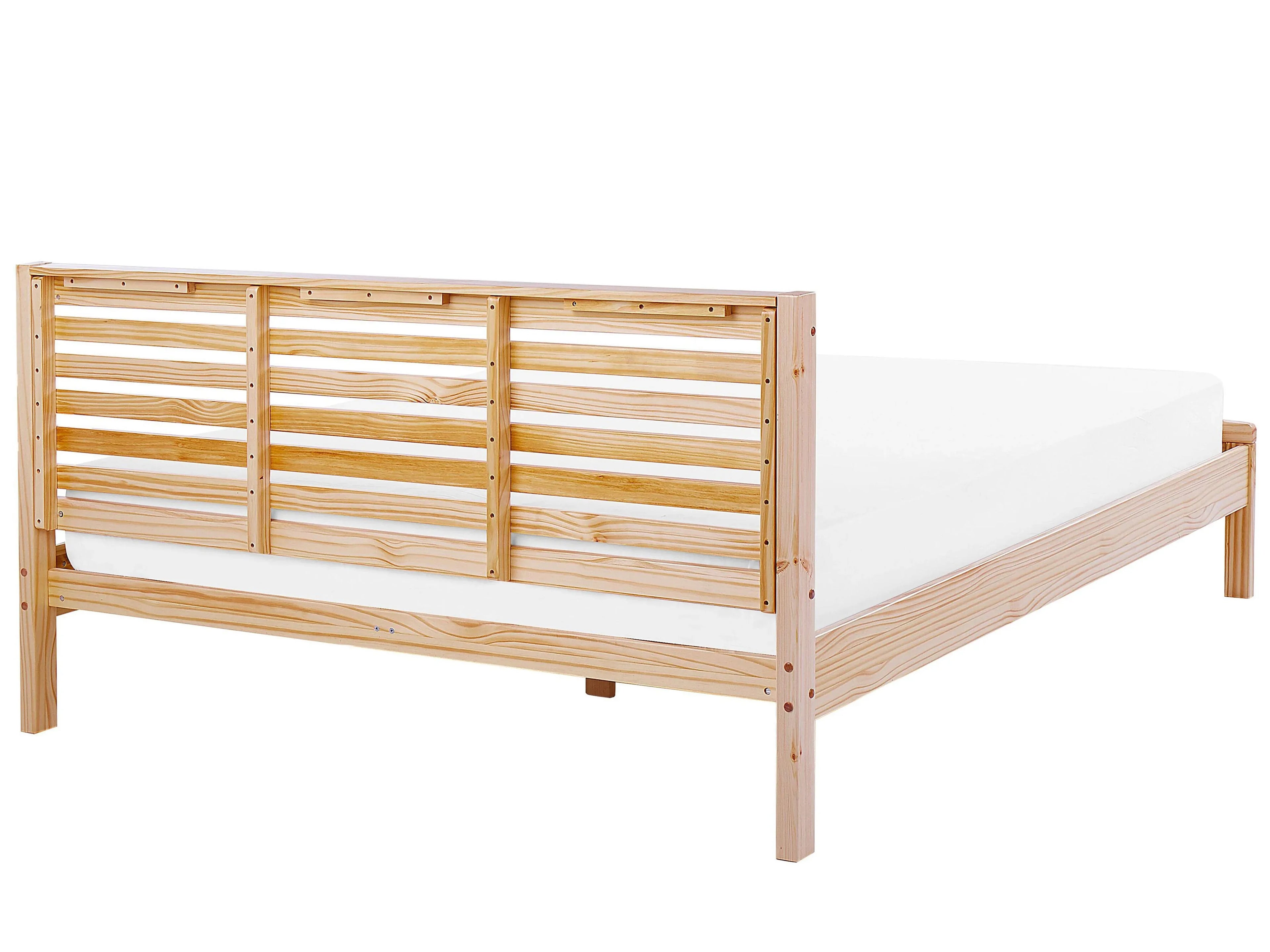 Letto Legno 180 x 200 cm Marrone chiaro