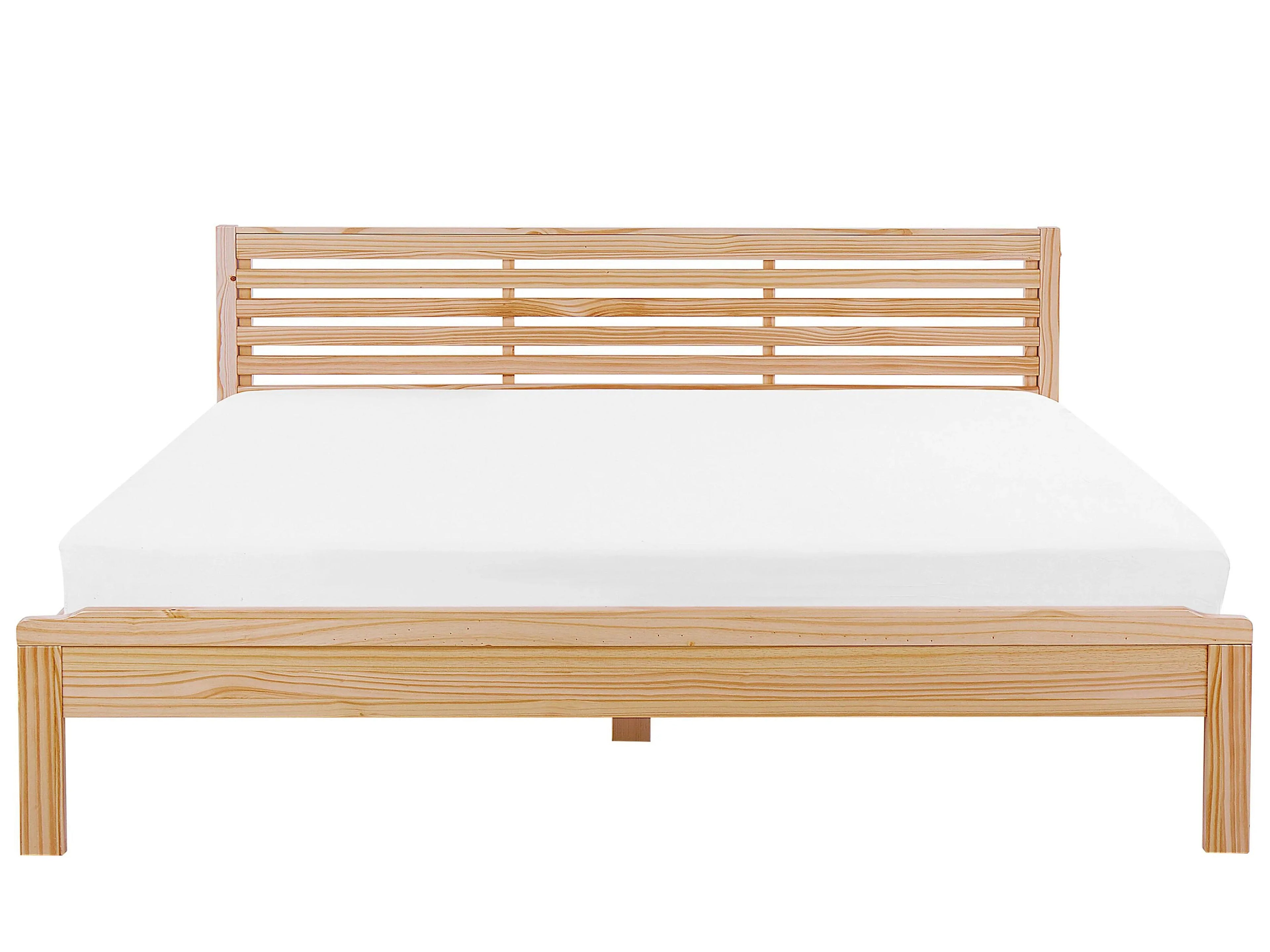 Letto Legno 180 x 200 cm Marrone chiaro