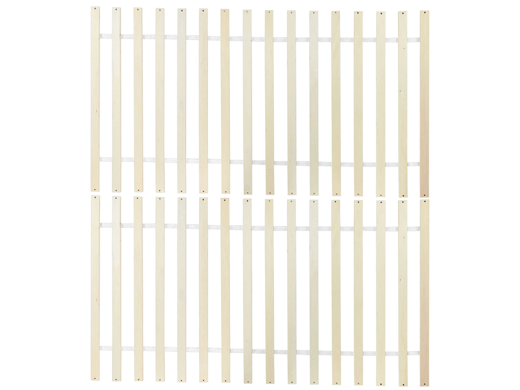 Lit en bois 180 x 200 cm Marron clair