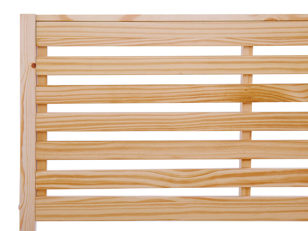 Lit en bois 180 x 200 cm Marron clair