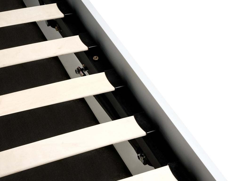 Lit coffre Pin massif  140 x 200 cm Blanc