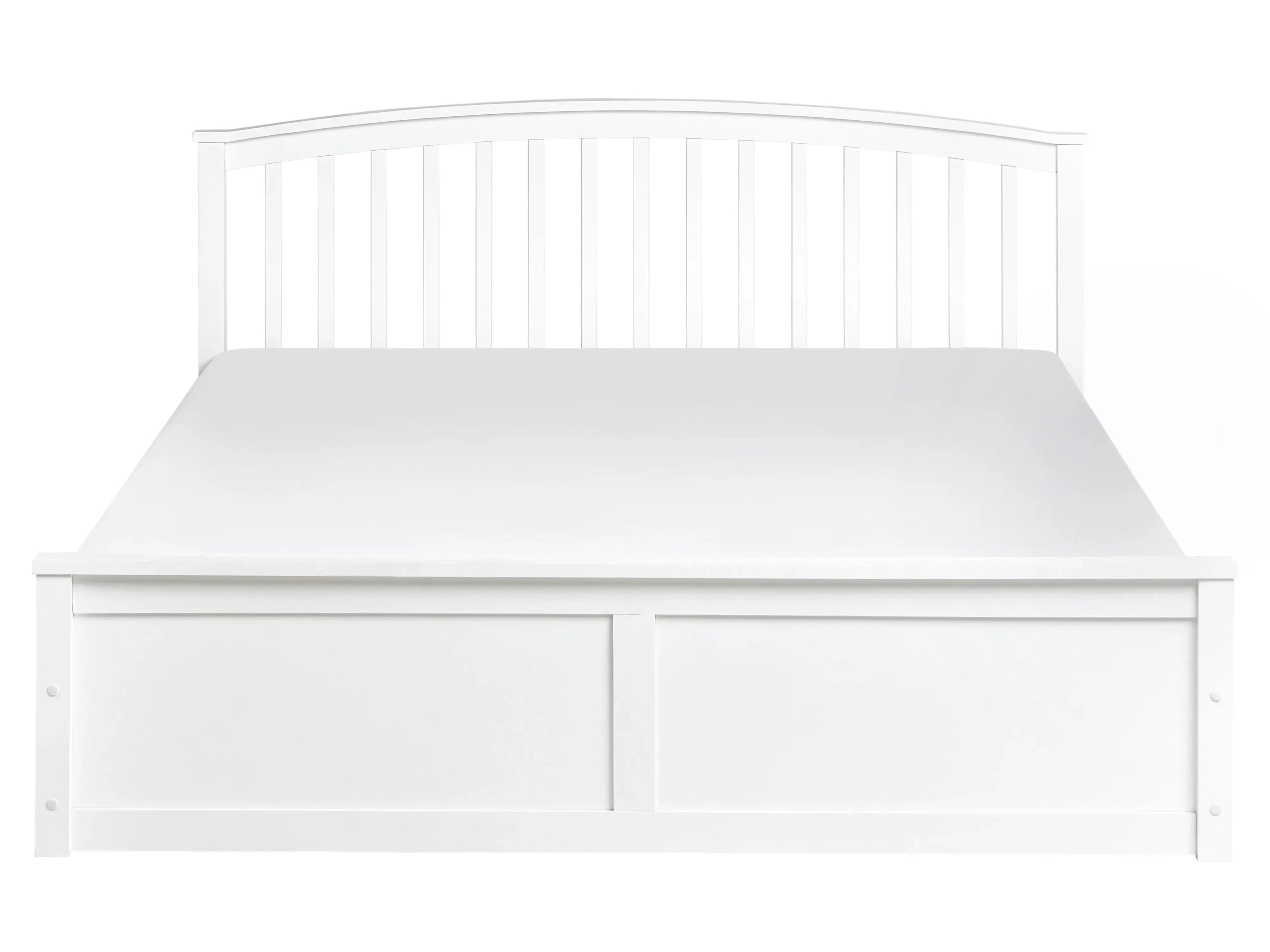 Letto contenitore Legno di pino  160 x 200 cm Bianco