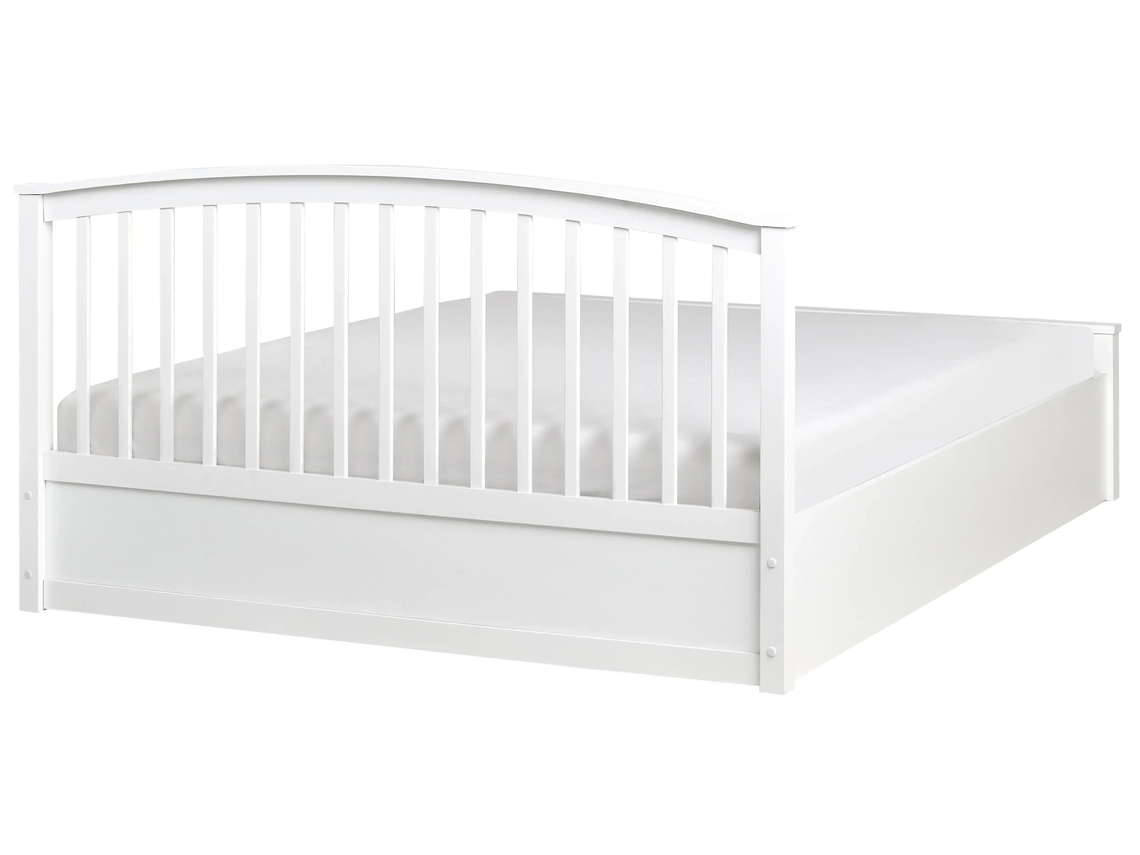 Letto contenitore Legno di pino  160 x 200 cm Bianco