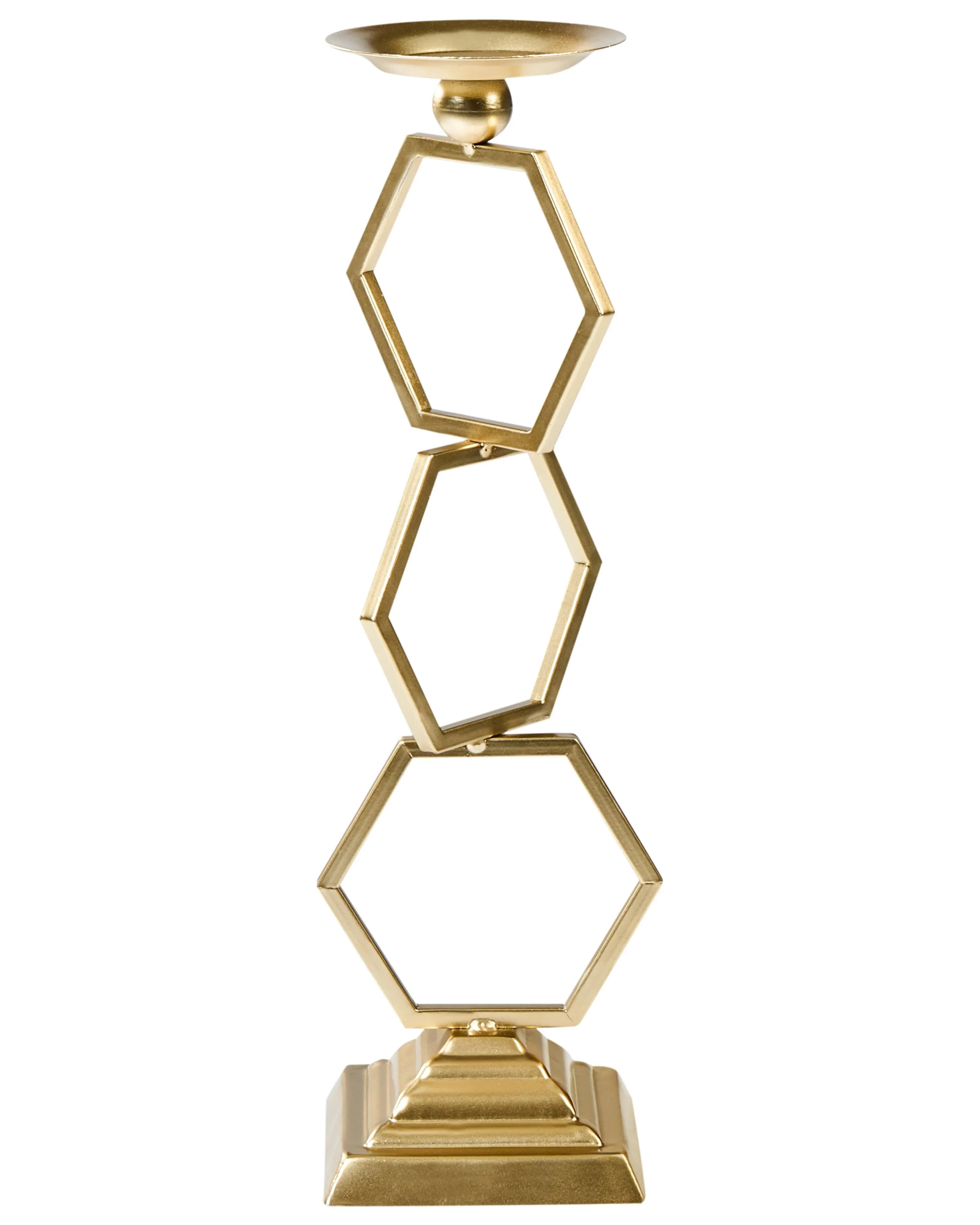 Portacandele  Metallo 44 cm Oro
