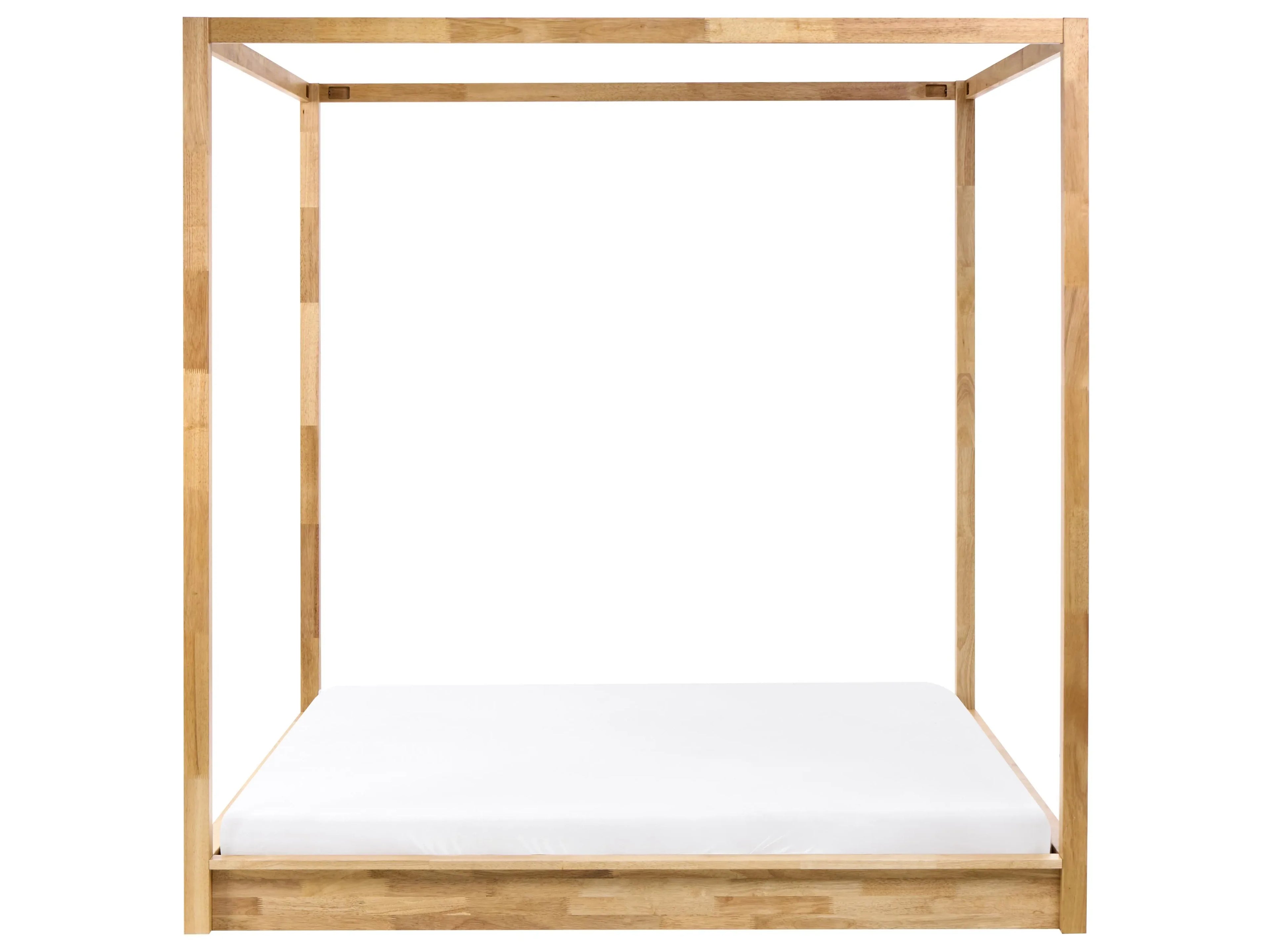 Letto a baldacchino Legno  180 x 200 cm Marrone chiaro