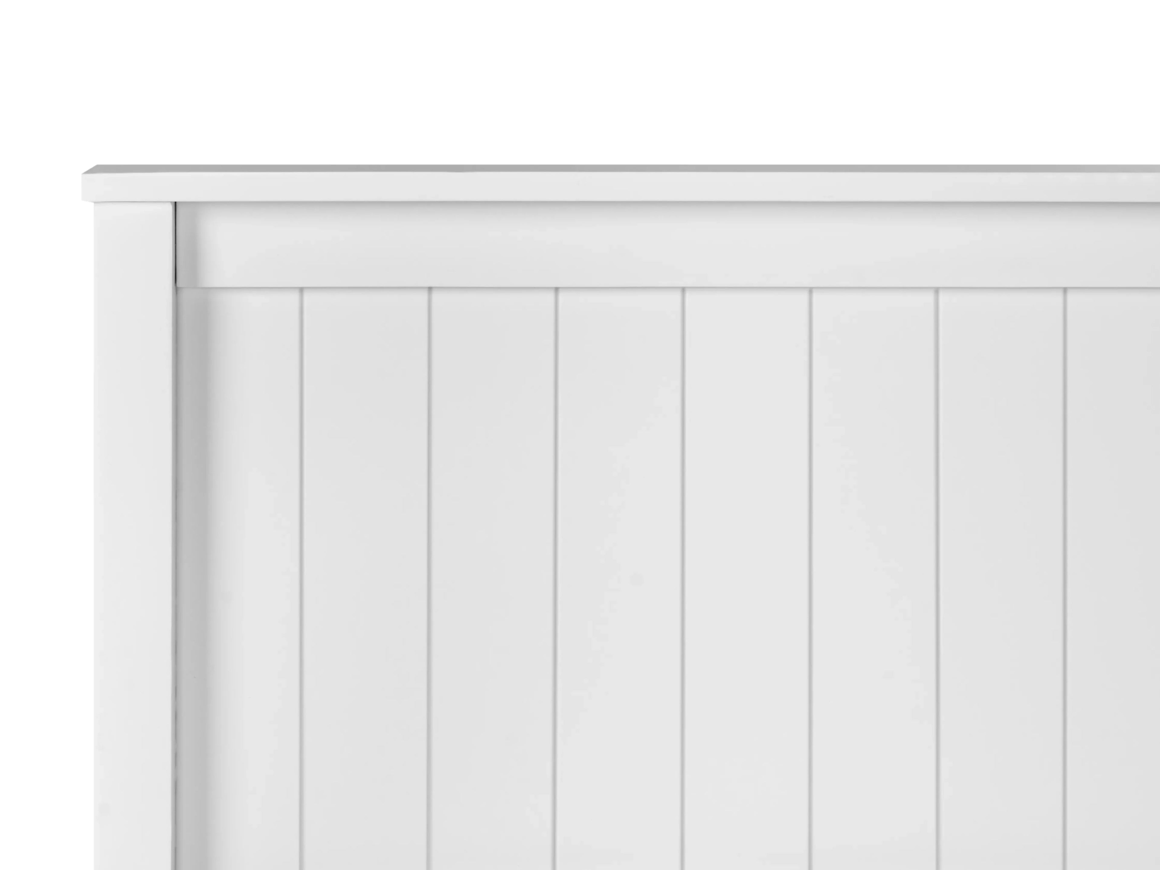 Storage bed Pine wood 180 x 200 cm White