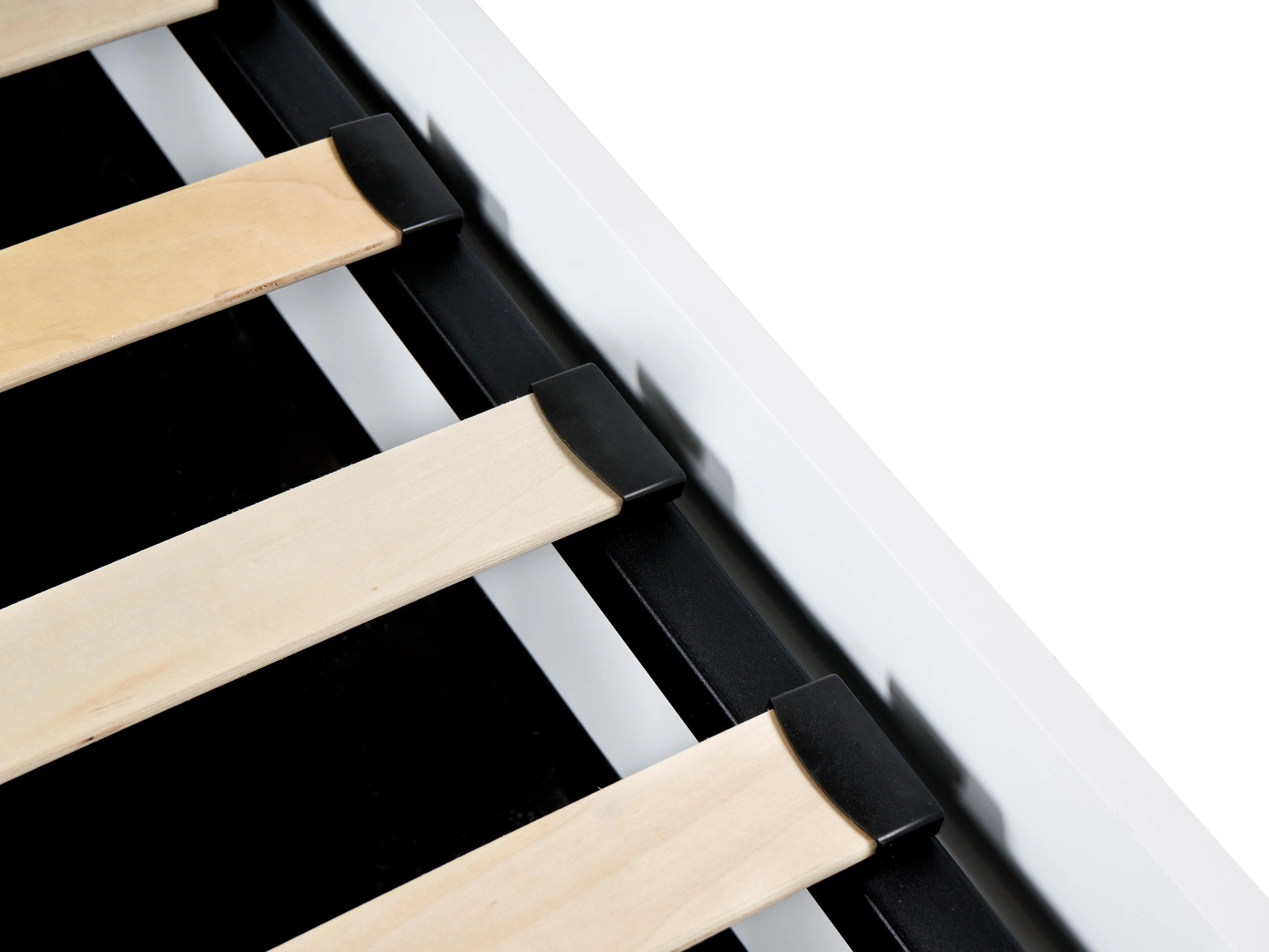 Storage bed Pine wood 180 x 200 cm White