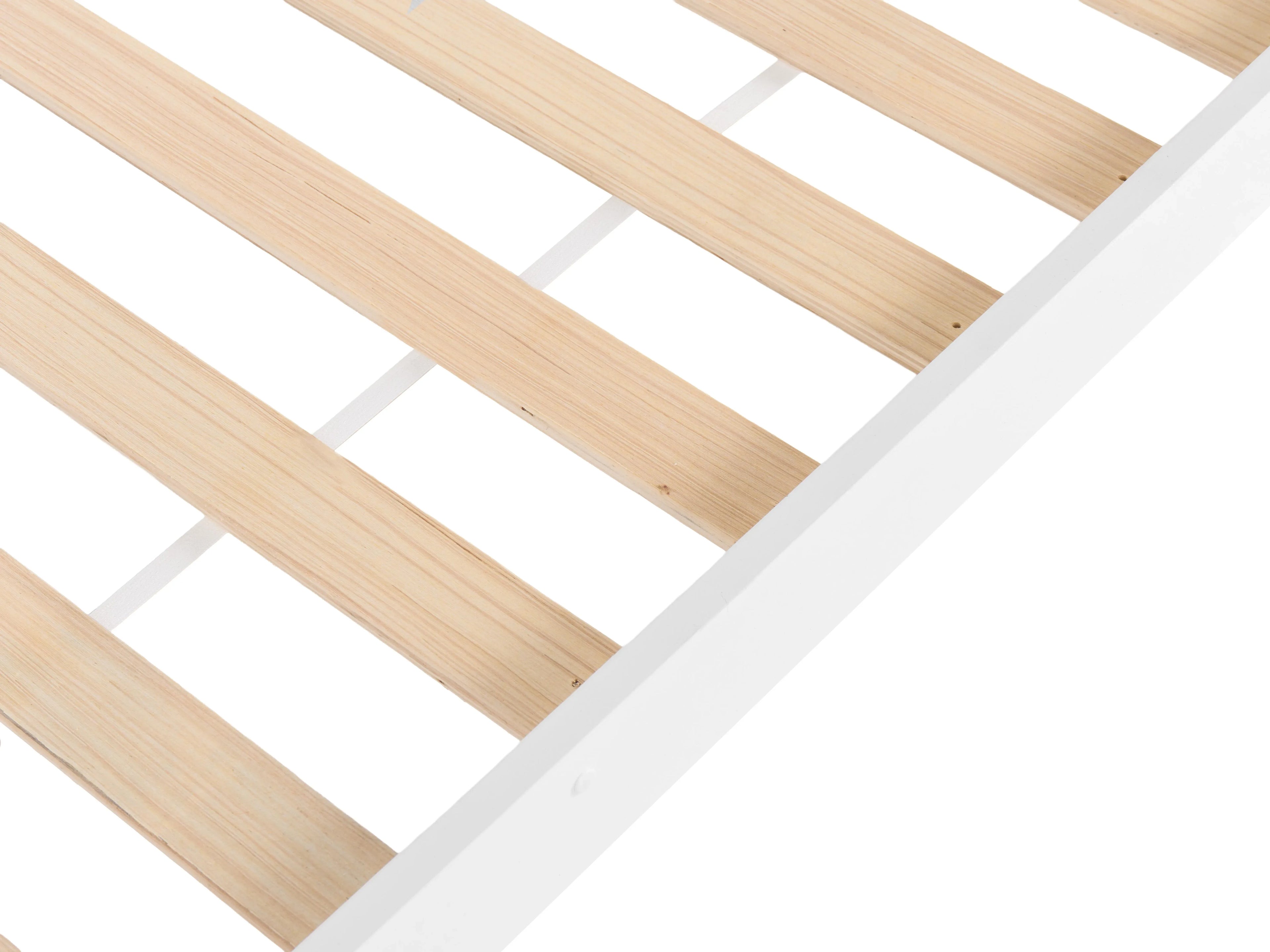 Letto a castello Legno di pino  90 x 200 cm Bianco